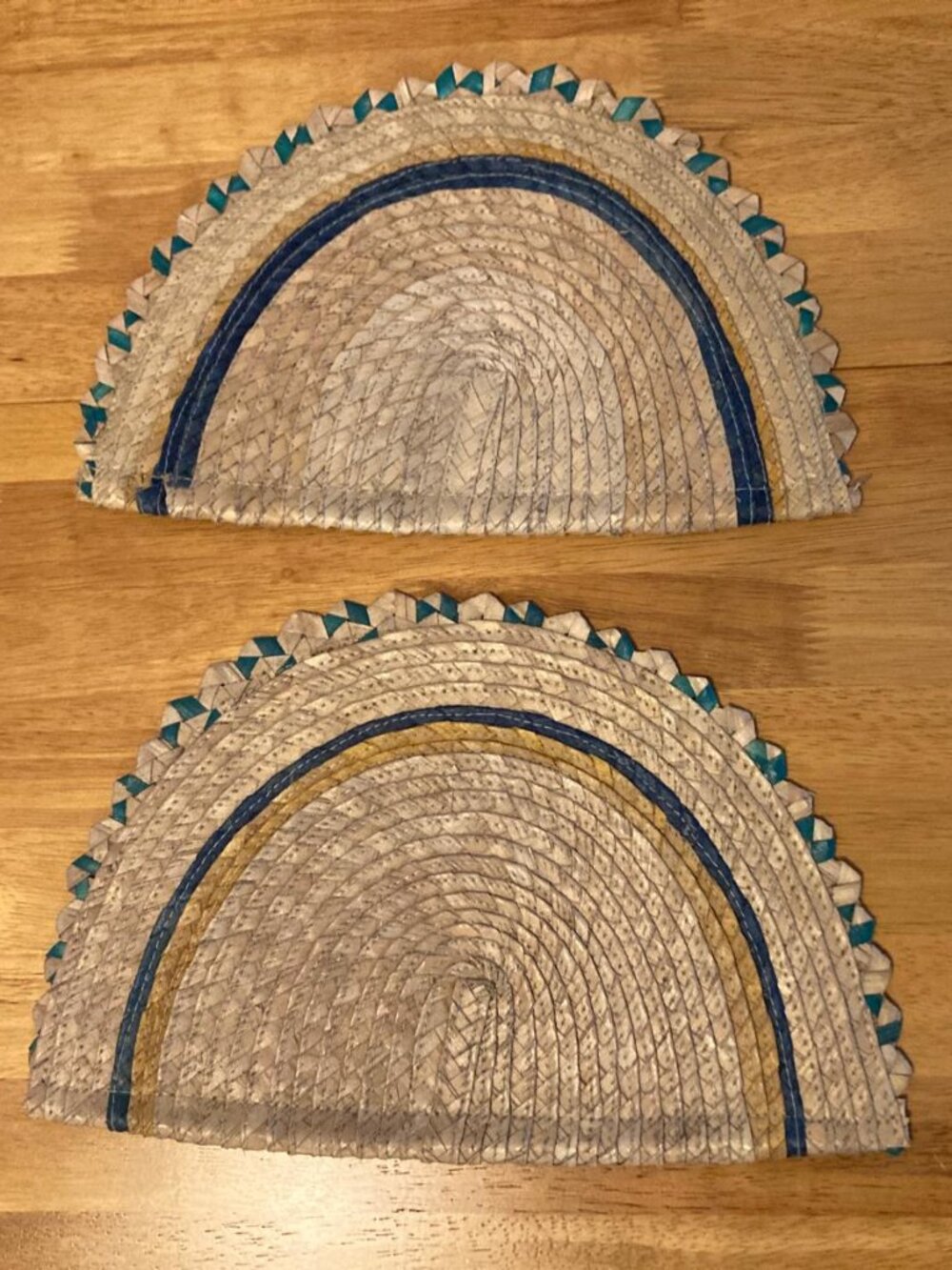 Woven Colombian Hand Fans